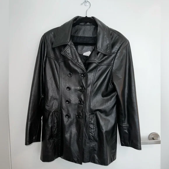 The Leather Ranch Button Up Leather Jacket - Picture 3 of 6